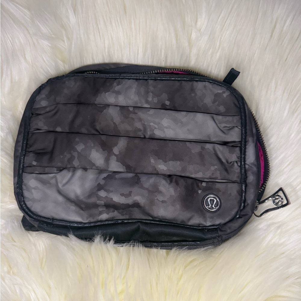 lululemon athletica Black Camouflage storage Bag